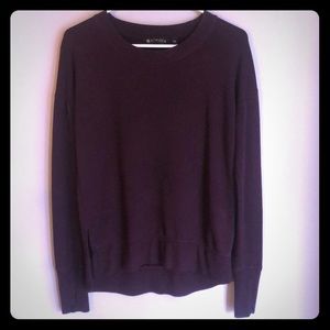 Athleta Coaster Luxe Burgundy Sweatshirt